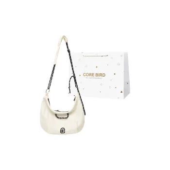 CORE BIRD Nylon Crossbody Bag Unisex White/Khaki/Gray/Black