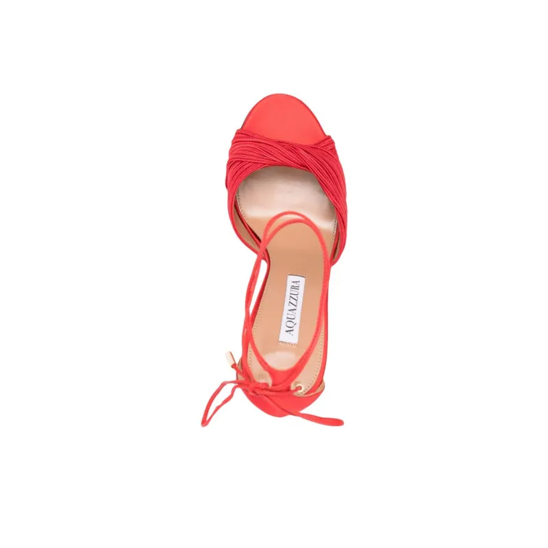 AQUAZZURA Bellini Beauty 105mm Leather Sandals-4