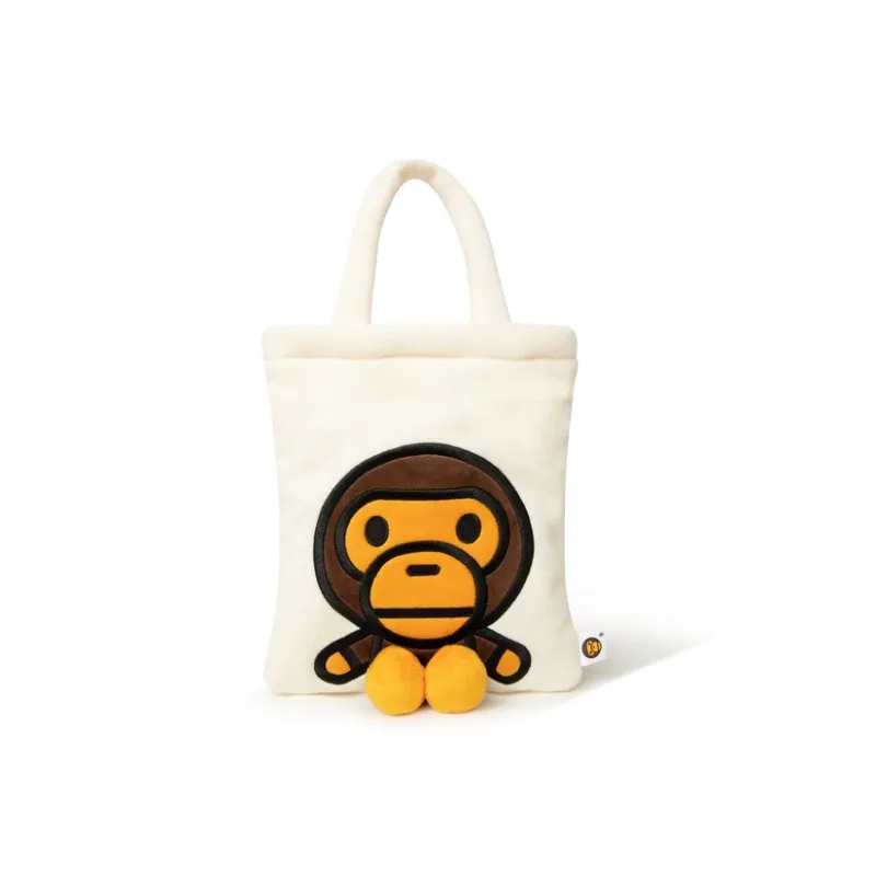 BABY MILO STORE BY A BATHING APE Fabric Handbag Regular Unisex White-1