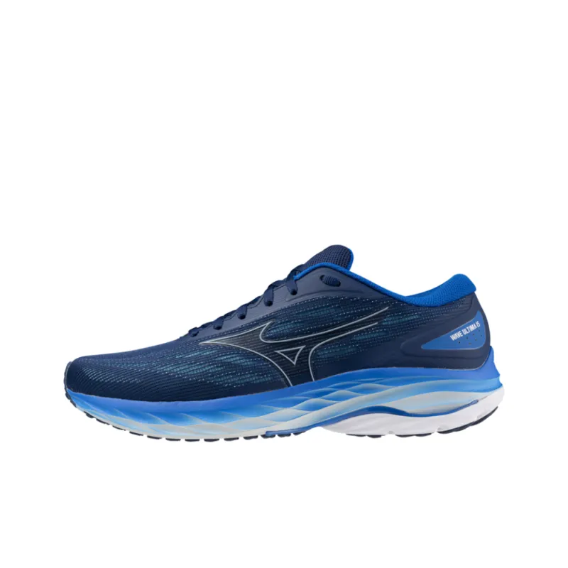 Mizuno Abrasion Resistant Slip Resistant Low Top Running Shoes Men's Blue-0