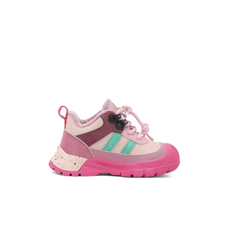 Jeep Slip Resistant Anti Kick Wear Resistant Warm Mid Top Kids Lifestyle Shoes Sky Water Emerald Peach Pink Kids'-1
