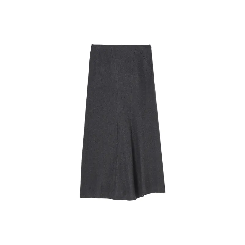 Yohji Yamamoto Pocket Detailed Flared Skirt-1