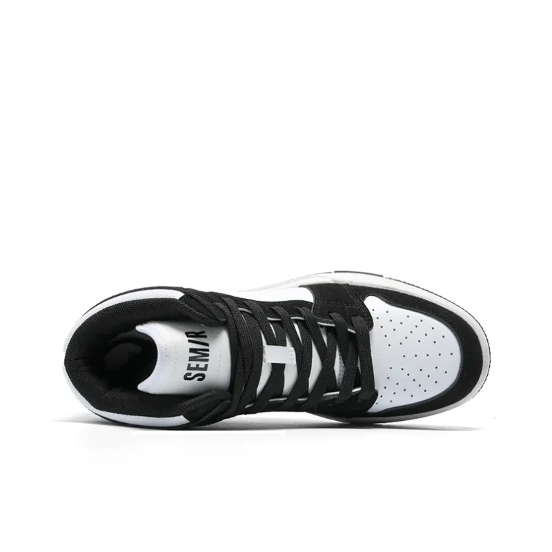 SEMIR Mid-Top Fashion Trend Color Blocking Casual Skateboard Shoes Men's-2