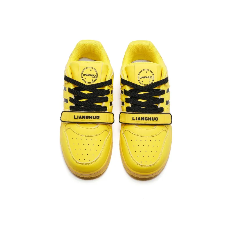LIANGHUO Comprehensive Warm Slip Resistant Cushioning Impact Resistance Wear Resistant Low Top Skateboard Shoes Unisex-13