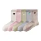[5 Pack]White+Honey Pink+Grass Green+Light Gray+Light Khaki