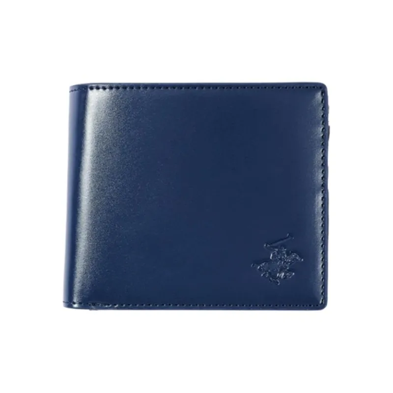 BEVERLY HILLS POLO CLUB Leather Wallet Men's Marine Blue-0