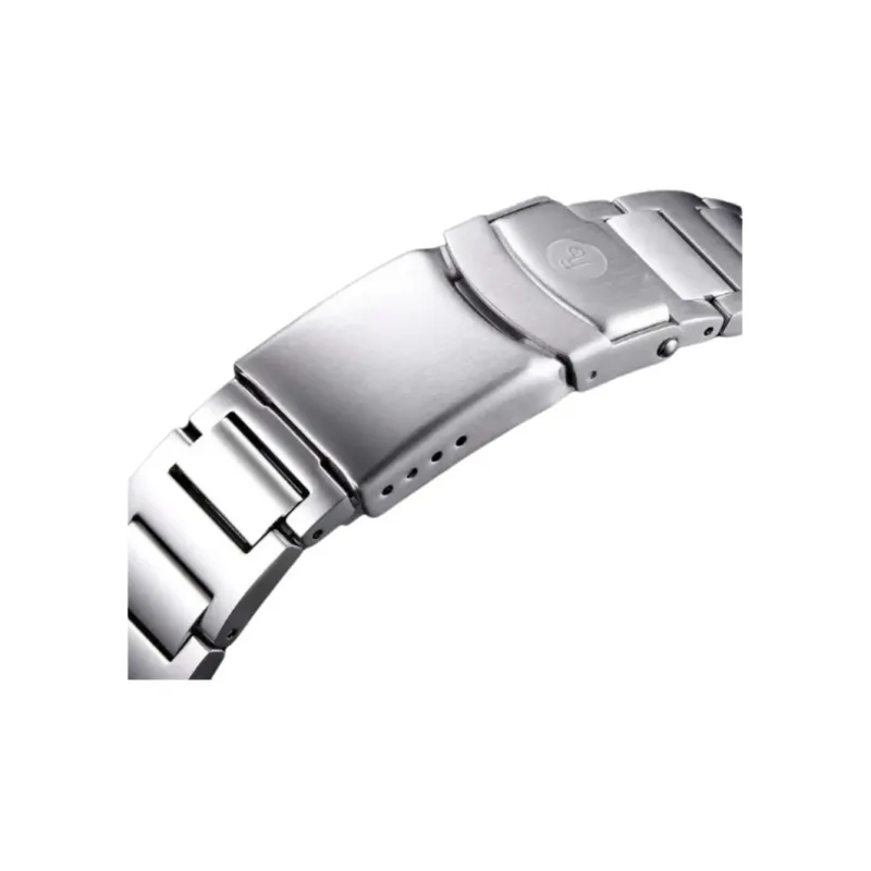 YEMA Wrist Watch Automatic Mechanical Movement Stainless Steel Strap 40mm Blue Dial Unisex-2