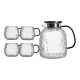 Bark Texture Kettle 1800ml+Bark Texture Cup 380ml X 4