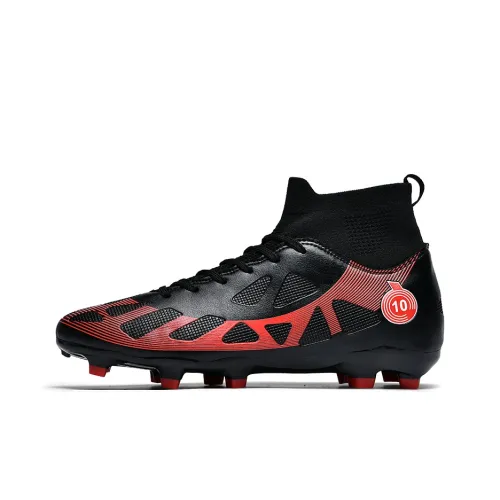BIANSULONG Soccer Shoes Unisex Low Top Black