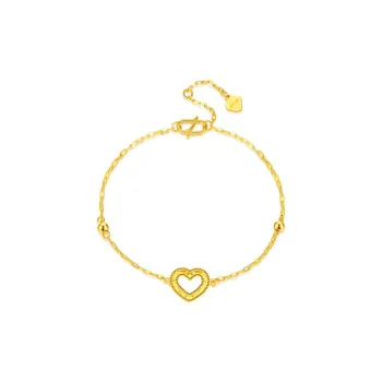 Lao Feng Xiang Gold Bracelet Women's