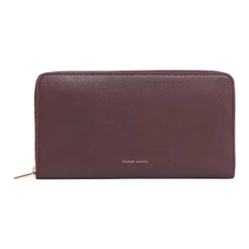 MANSUR GAVRIEL Calfskin Wallet Women's Burgundy