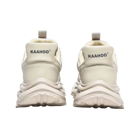 KAAHOO Cushioning Anti Slip And Wear Resistant Height Increasing Low Top Casual Shoes Unisex-12