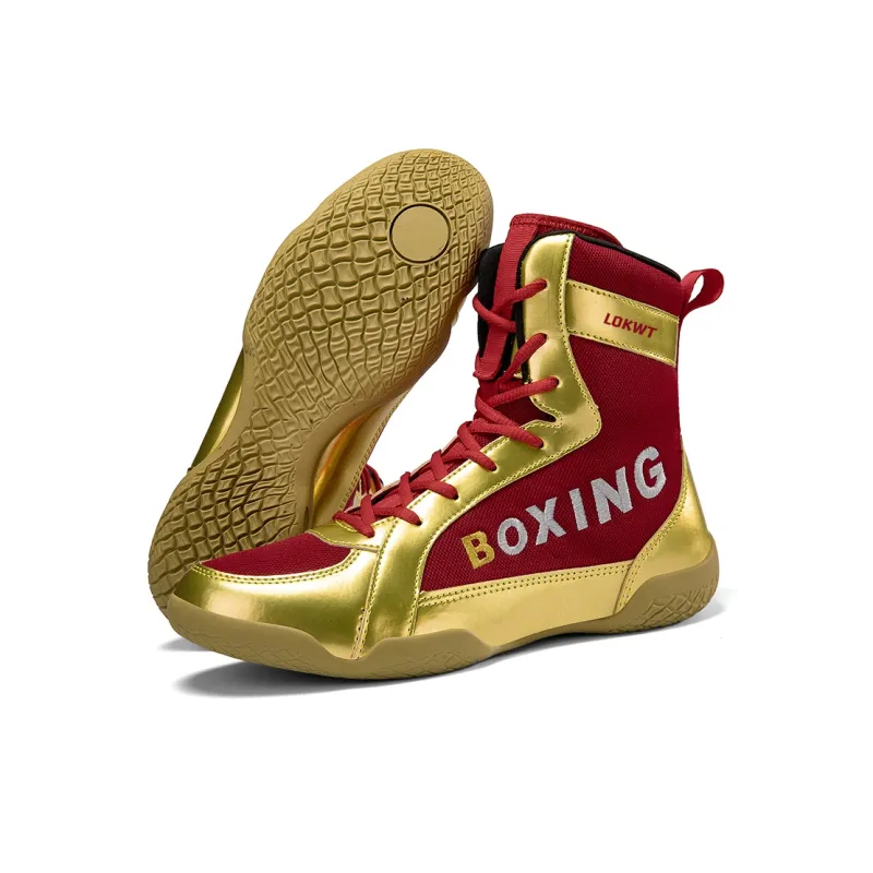LOKWT Anti-Slip And Wear-Resistant Coverage High-Top Training Shoes Men's-9