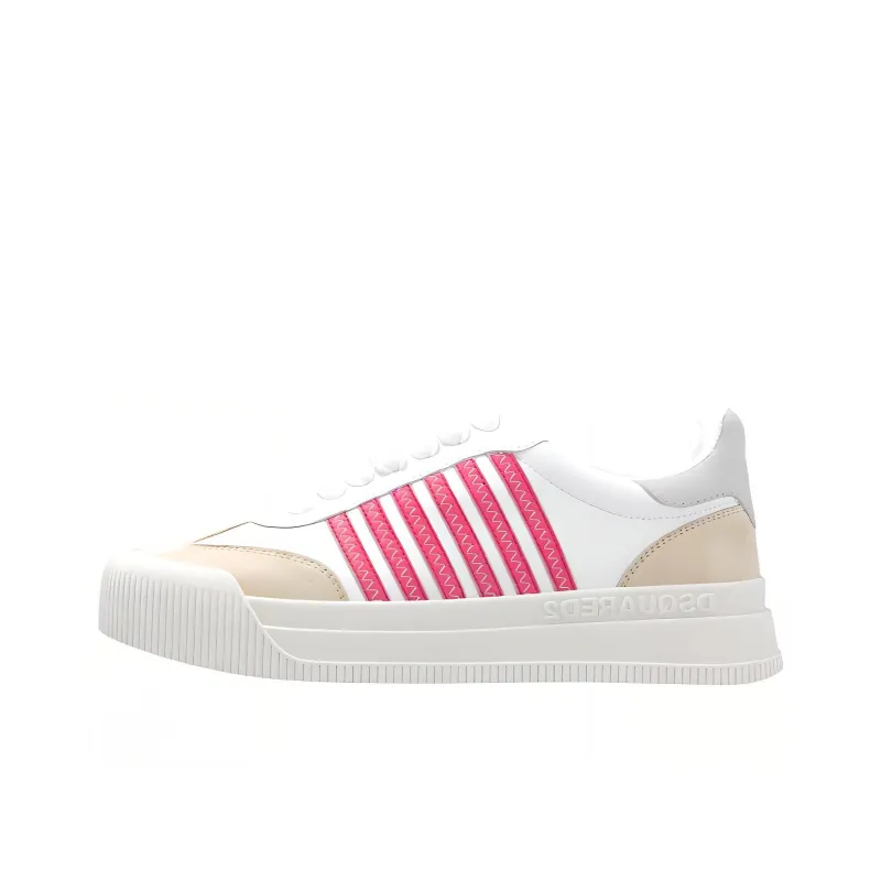 DSQUARED 2 Striped Round Toe Sneakers Women's-0
