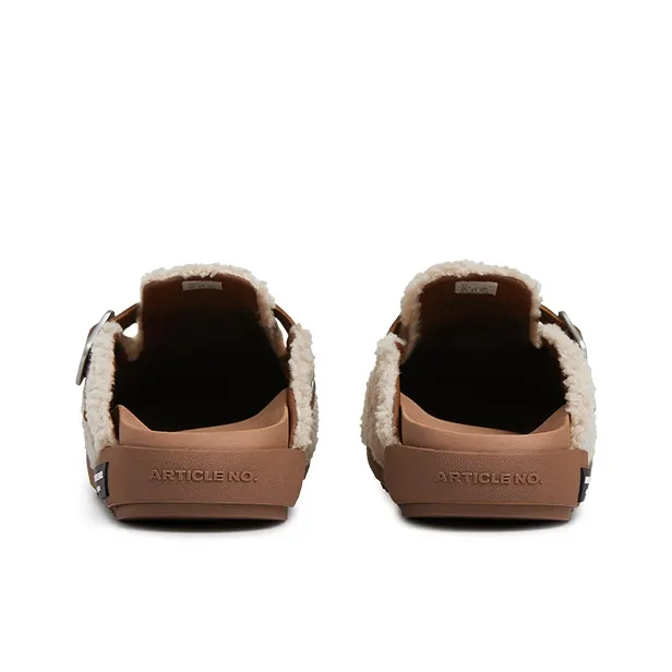 ARTICLE NO. Wrap toe Slippers Unisex Khaki Brown-5