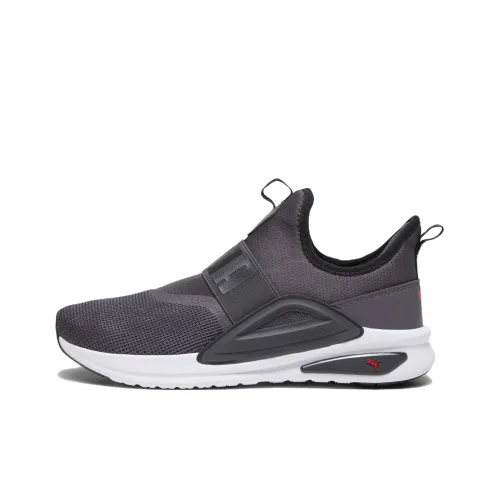 PUMA Softride Enzo Evo Non-slip Lightweight Low-Top Casual Shoes Unisex Black Umber