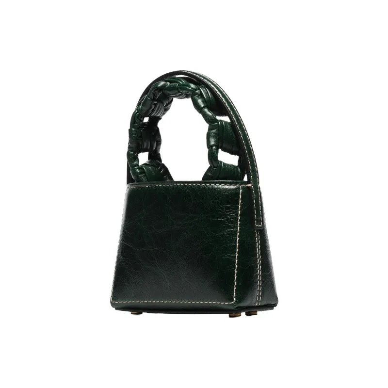Jacquemus Leather Handbag Women's Dark Green-1