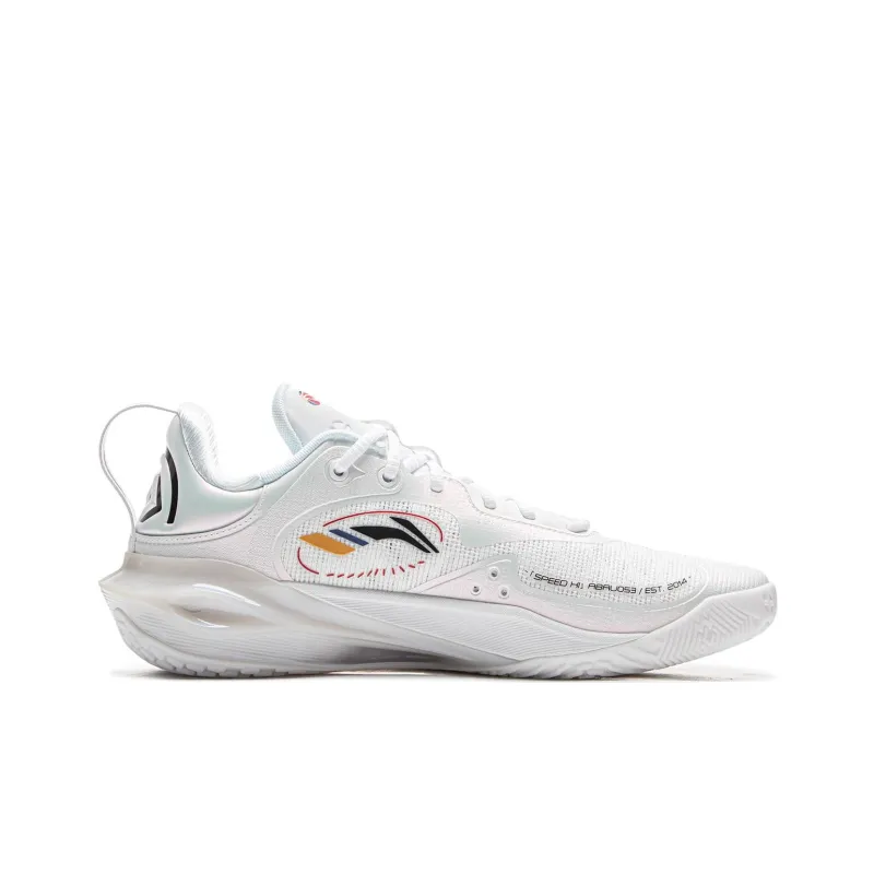 LiNing Flash Strike 11 Supportive And Elastic Low Top Basketball Shoes Men's Standard White-1