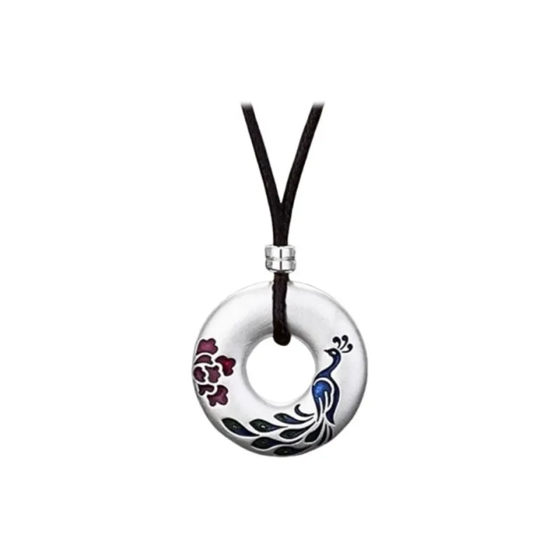 NSAOT 999 Fine Silver Foot Silver Pendants Unisex-0