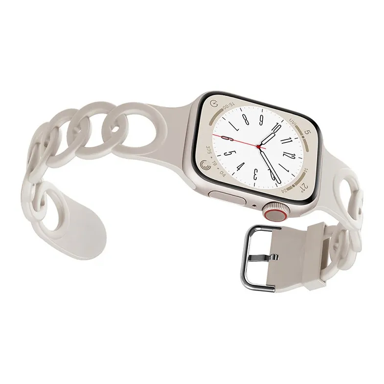 ZHENGGUANG Watch Band Apple Compatibility 38 49mm Silicone Material-7