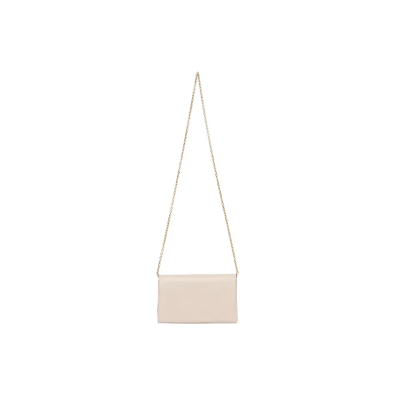 Chloe Cow Leather Shoulder Bag, Crossbody Bag, Wallet Regular Women's Cement Powder-2