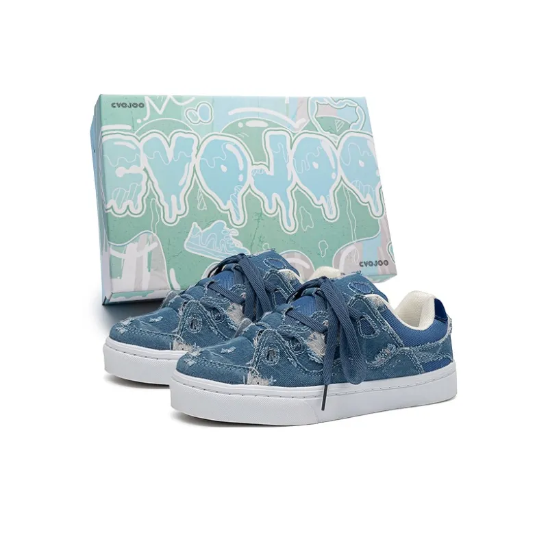 CVOJOO Non-slip Lightweight Low-Top Skateboard Shoes Unisex-10
