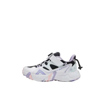 PEAK Anti Slip Wear Resistant Low Top Kids Lifestyle Shoes Light Purple Kids'