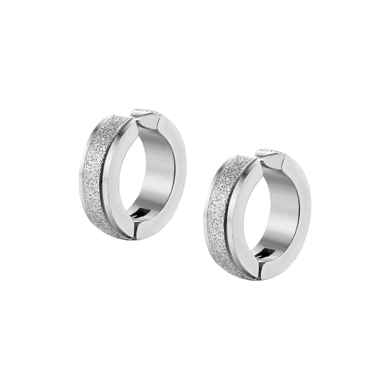 Endorphin Titanium Steel Clip On Earrings Unisex-3
