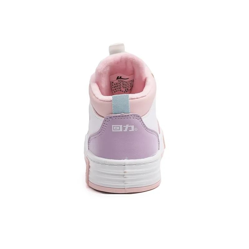 Warrior Warm And Wear Resistant Mid Top Kids' Skateboarding Shoes Kids'-8