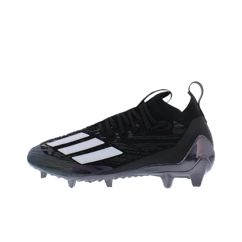 Adidas Adizero Primeknit Anti Slip Wear Resistant Soccer Shoes Men's Black White-0