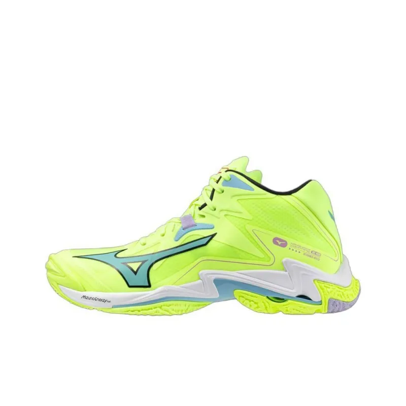 Wave Lightning Mizuno Z8 Mid 'Neo Lime Splish Splash'-0