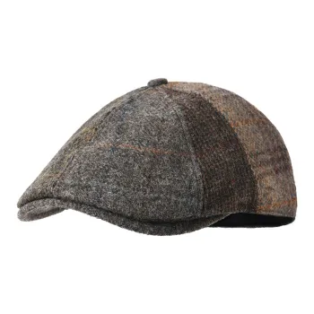 KENMONT Sheep Wool Berets Women's Black Gray Color