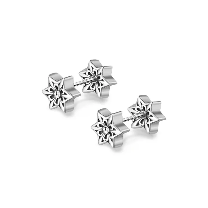 ETAHLOVE Sterling Silver Earrings Unisex Confession Date Gift Birthday Box-5