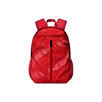 TURN UP Polyester Students Backpack Regular Unisex Red