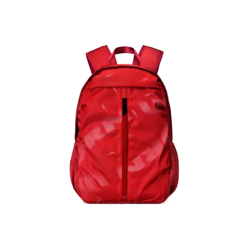 TURN UP Polyester Students Backpack Regular Unisex Red