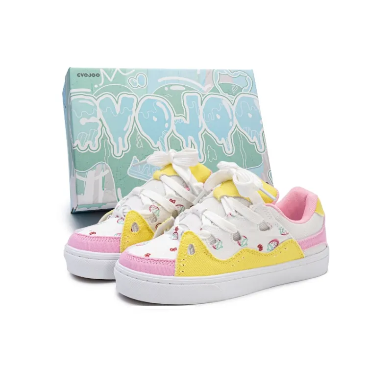 CVOJOO Non-slip Lightweight Low-Top Skateboard Shoes Unisex-20