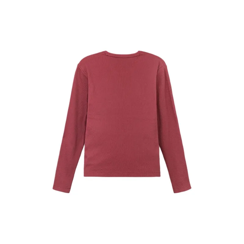 Timberland T Shirt Women's Dark Red-1