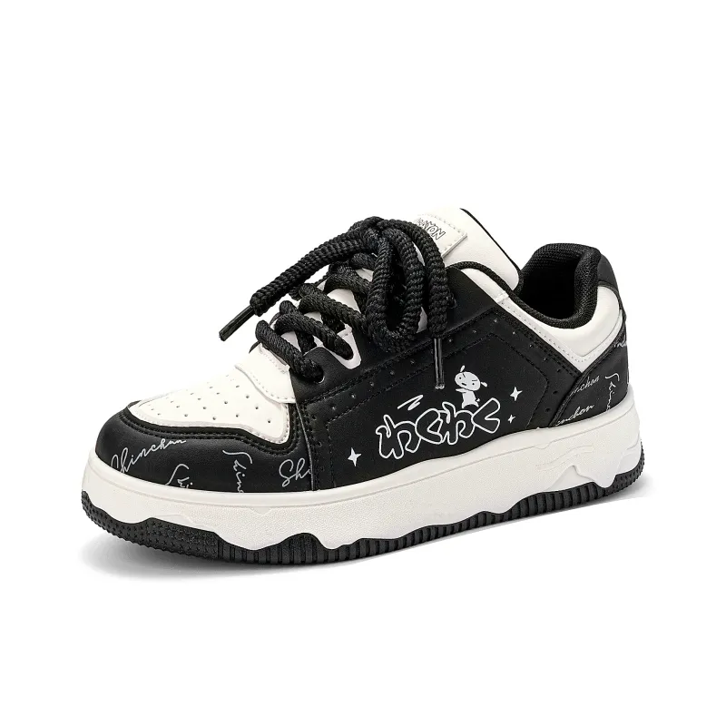Crayon Shinchan Low Top Skateboard Shoes Unisex-20