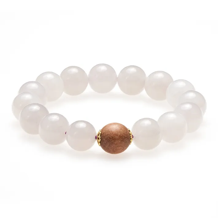 FANHAOGANG JADE Hetian Jade Bracelets Smoky Purple Women's-4