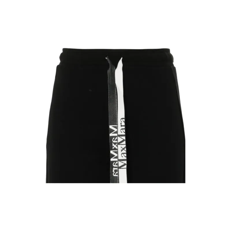 MaxMara Drawstring Jersey Trousers-5