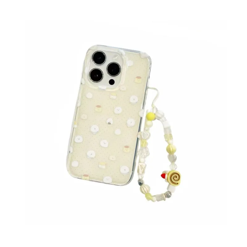 Icona TPU Material Minimalist Style Cute Polka Dot Joke Bear Phone Cases Compatible With IPhone 12/13/14/15/16/PRO/MAX-2