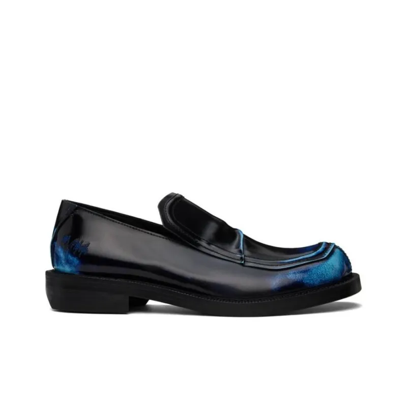 ADER ERROR Loafers Unisex Black Blue-1