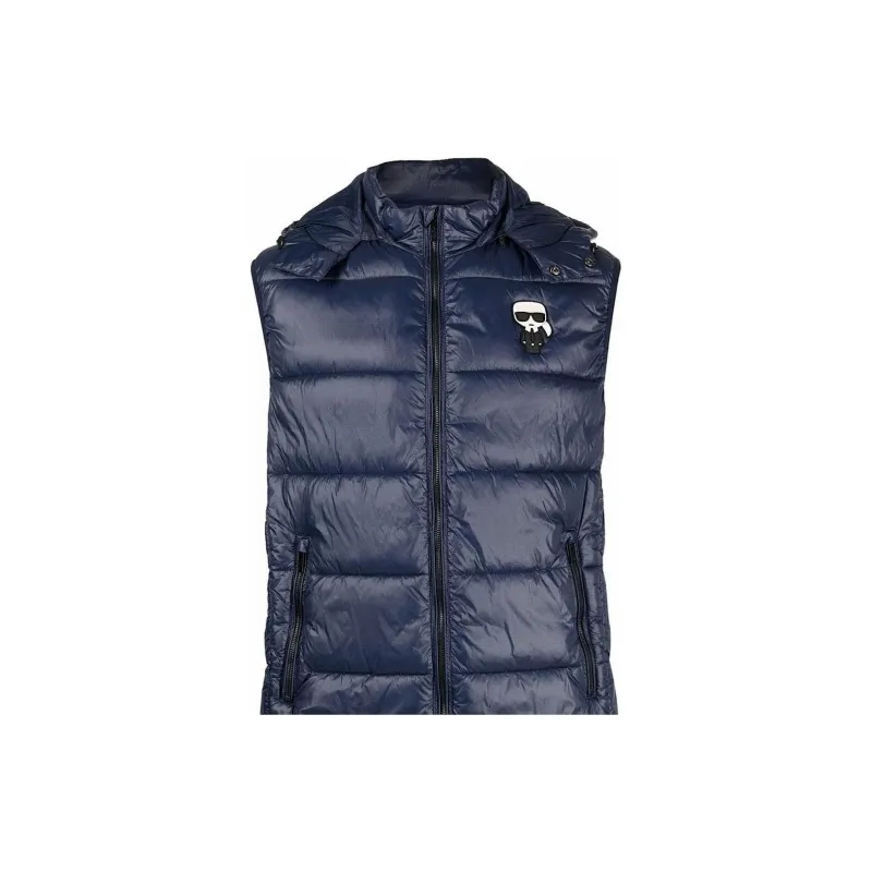 KARL LAGERFELD / Karl Lagerfeld Jeans Vests Men Blue-5