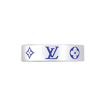 LOUIS VUITTON M1299L Lv Mosaic Thin Ring