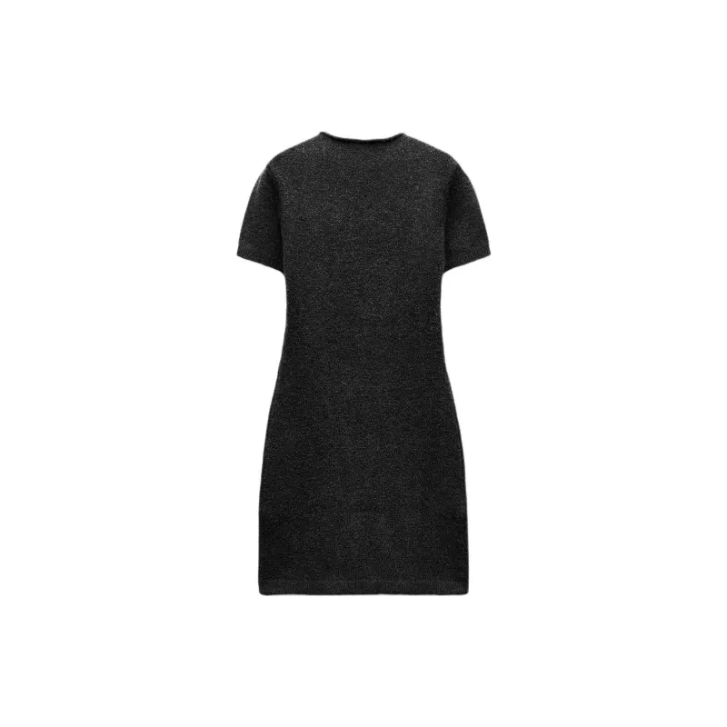 ZARA Short Sleeved Dress Women's Coal Gray-1