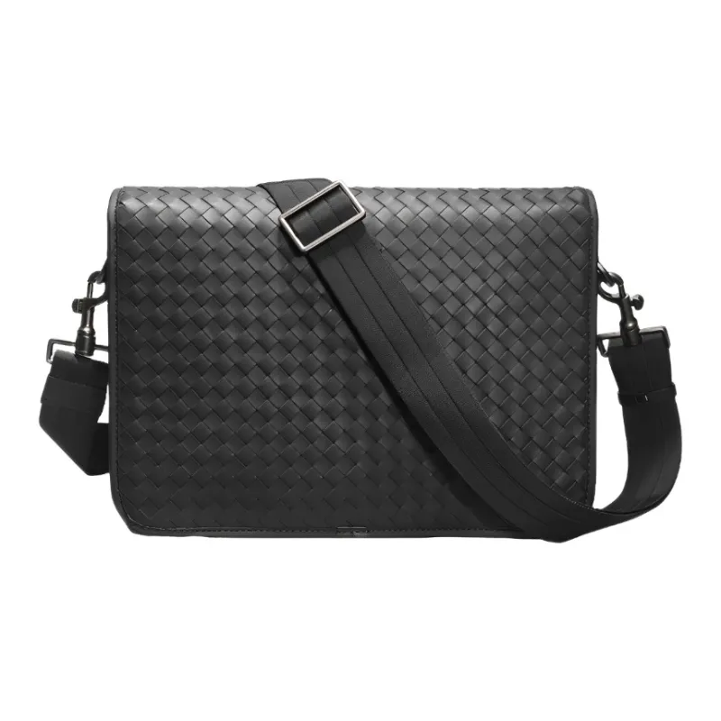 ROSEROOEN Cow Leather Shoulder Bag Regular Men's Black-1