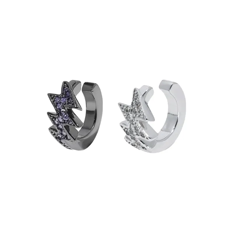 KiNGZiT Alloy Clip On Earrings Unisex-9