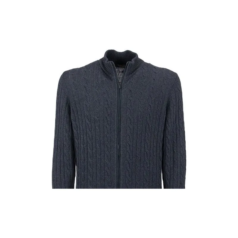 Loro Piana Cable-knit Cashmere Cardigan-5