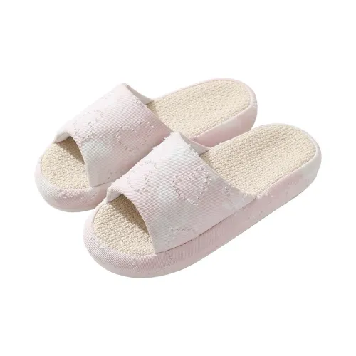 G.DUCKKIDS Linen Slippers Home Slippers Indoor Household Slip-Resistant All-Season Cotton-Linen Blend Slippers