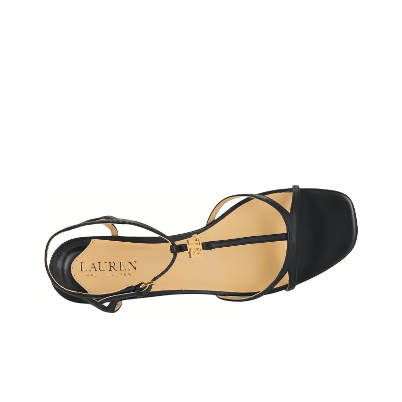 Polo Ralph Lauren One Strap Sandals 2.5cm Women's Black-5